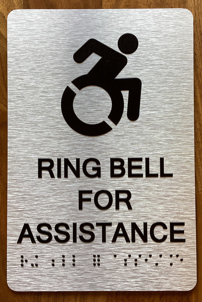 Ring Bell For Assistance Sign