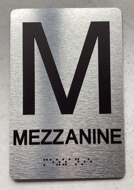 FLOOR M MEZZANINE Sign