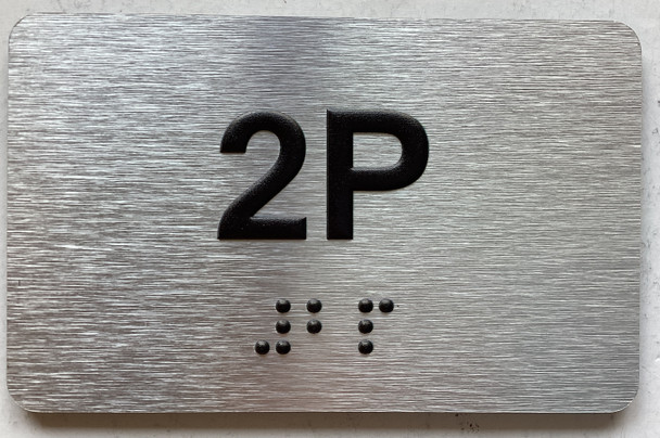 APT# 2P SILVER Sign