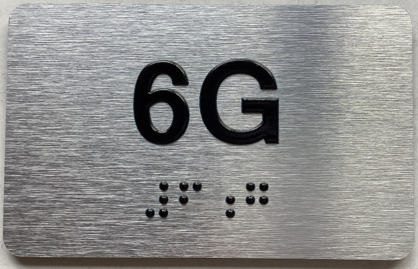 APT# 6G SILVER Sign