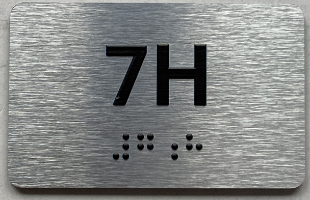 APT# 7H SILVER Sign