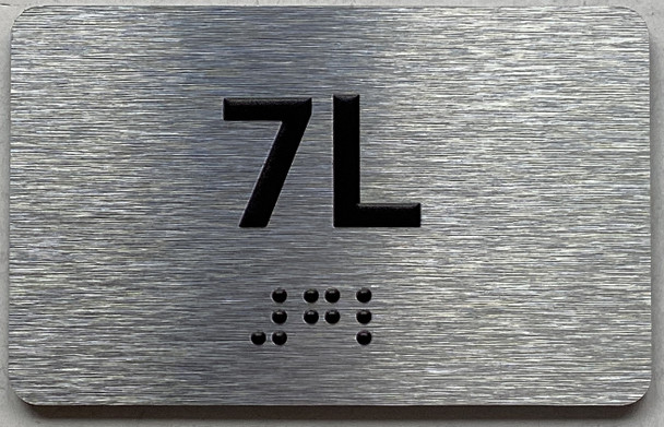 APT# 7L SILVER Sign