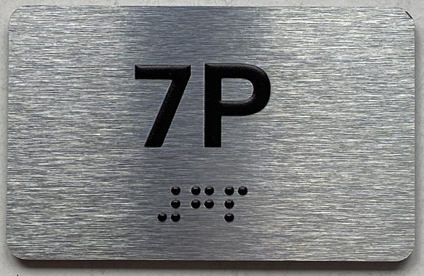 APT# 7P SILVER Sign