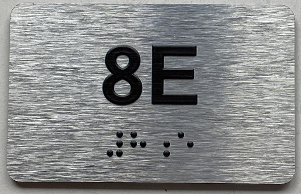 APT# 8E SILVER Sign