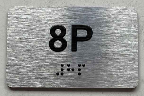 APT# 8P SILVER Sign