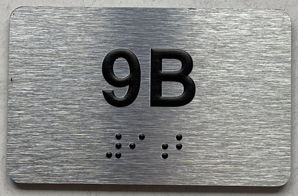 APT# 9B SILVER Sign
