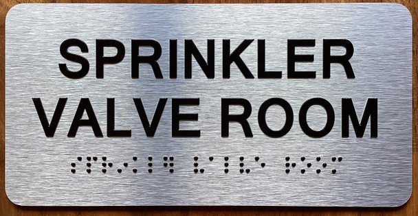 The Sprinkler Valve Room Sign