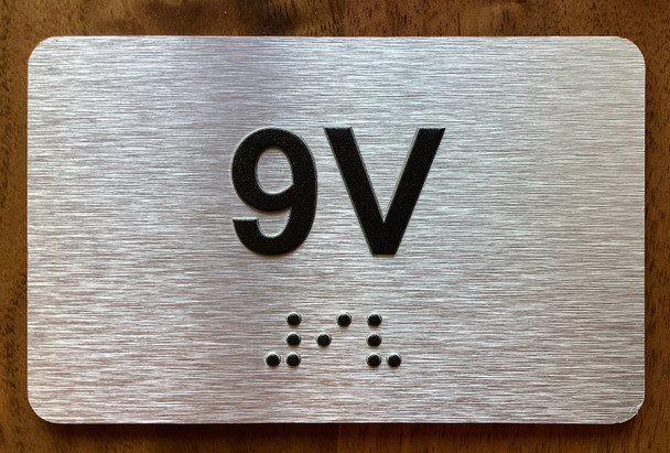 Apartment Number 9U Sign
