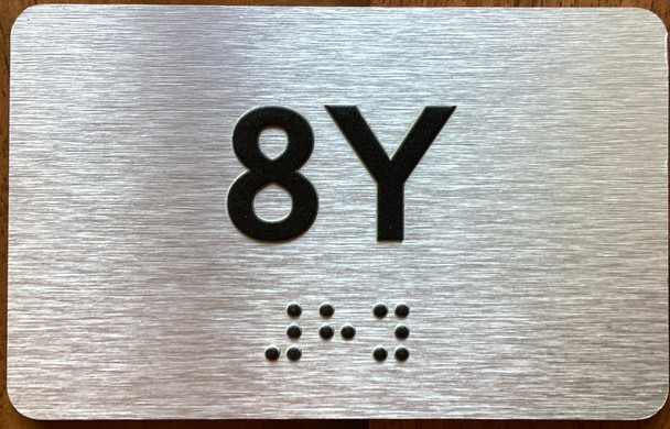 Apartment Number 8X Sign