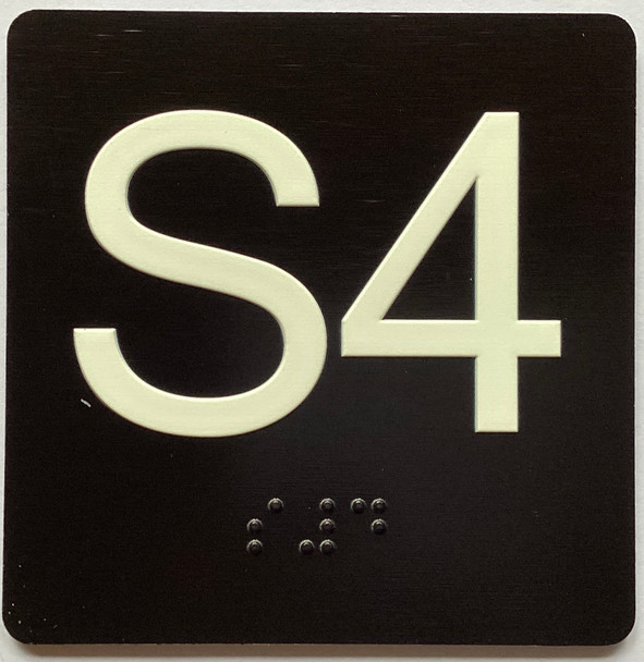 S4 Sign with Raised Letters Compliance Sign