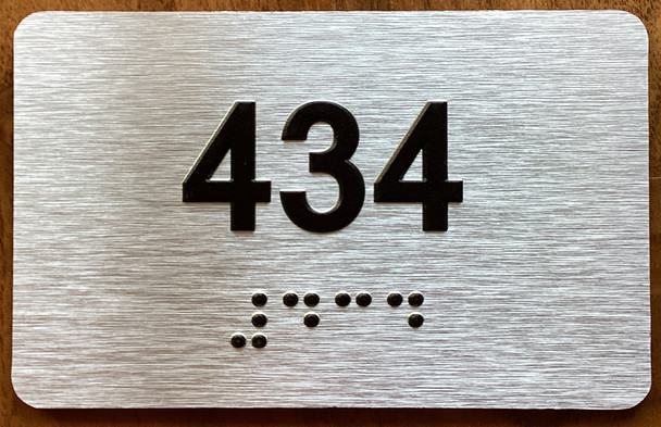 Apartment number 434 Sign