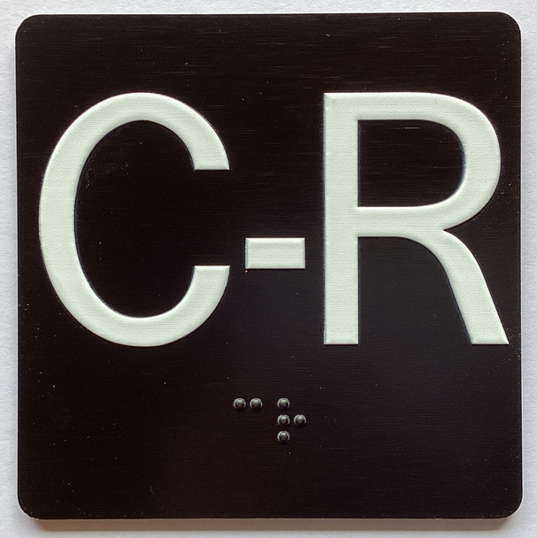C-R Elevator Jamb Plate Sign