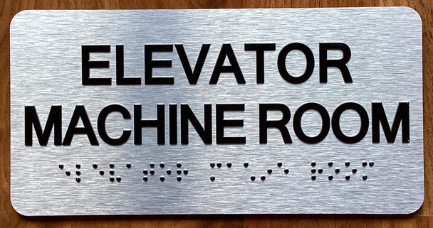 Elevator Machine Room Sign
