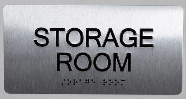 Storage Room Sign -Tactile Touch Braille Sign