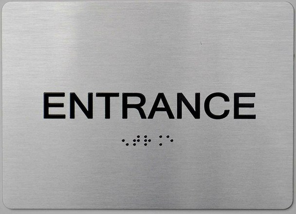 Entrance - ADA Compliant Sign. 6"x9" Sign