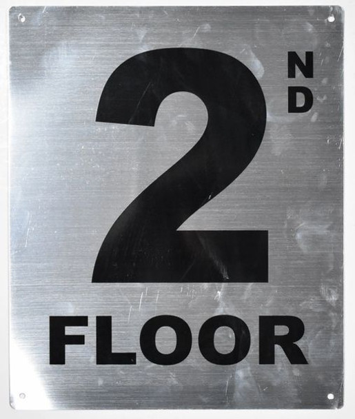 2nd Floor Sign
