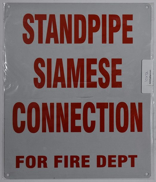Standpipe Siamese Connection SIGN