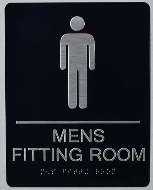 MEN'S FITTING ROOM Sign