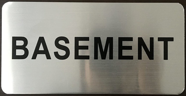 BASEMENT FLOOR SIGN