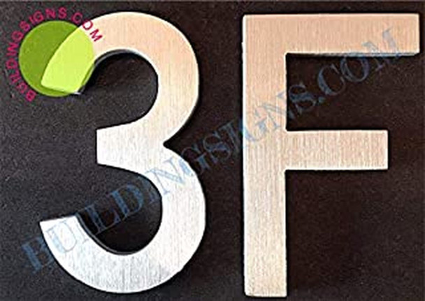 Apartment Number 3F Sign