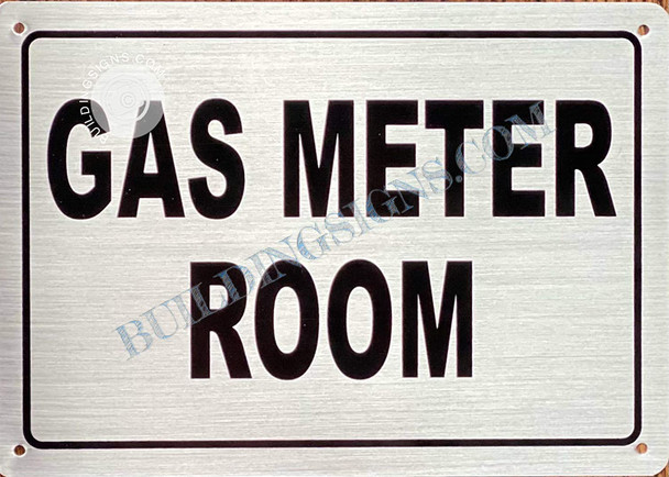 Gas Meter Room Sign