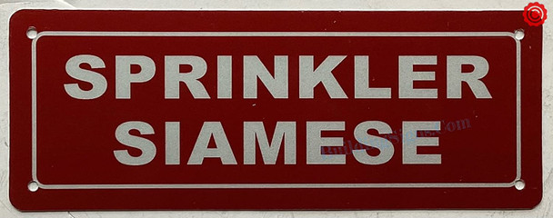 SPRINKLER SIAMESE SIGN