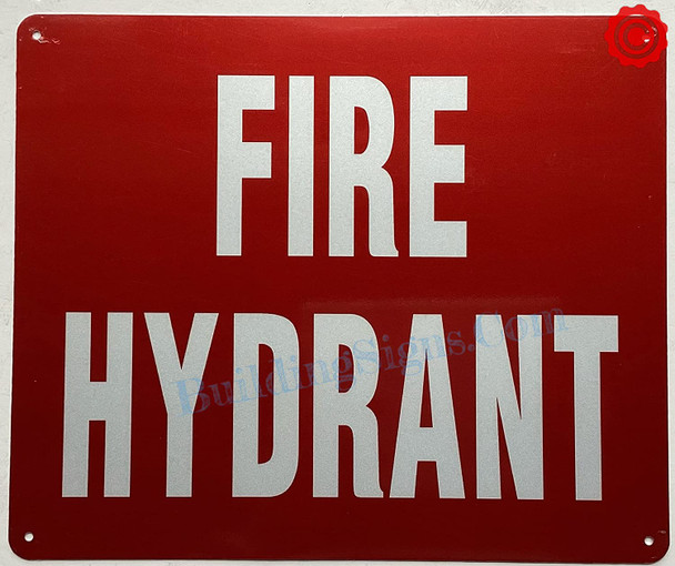 FIRE HYDRANT SIGN