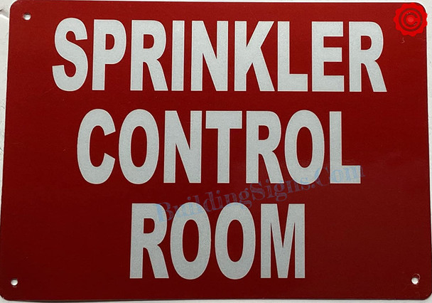 SPRINKLER CONTROL ROOM SIGN