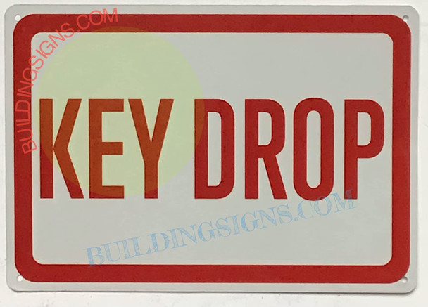 Key Drop Sign