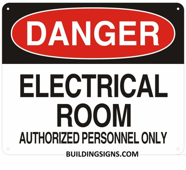 Danger Electrical Room Unauthorized Personnel Keep