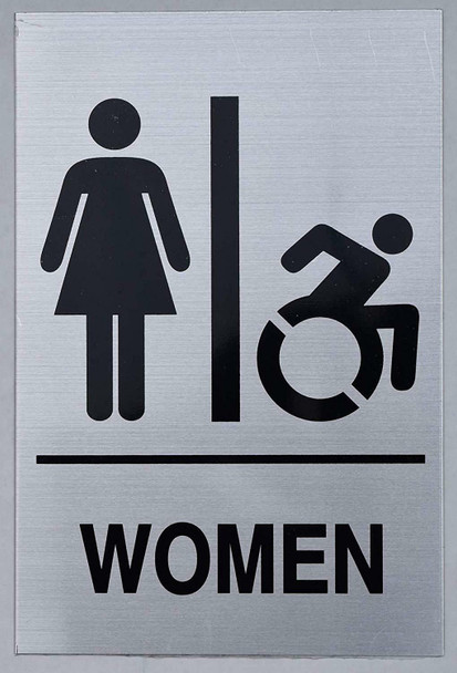 NYC Women ACCESSIBLE Restroom Sign