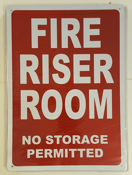 FIRE Riser Room Sign