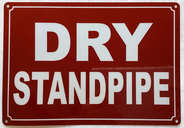 DRY STANDPIPE SIGN