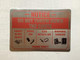 FD NOTICE DO NOT THROW DOWN THE INCINERATOR CHUTE SIGN
