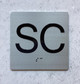 ELEVATOR SC FLOOR COMPLIANCE SIGN