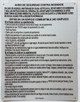 HPD SPANISH FIRE SAFETY NOTICE -NON FIRE PROOF BUILDING
