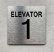 NYC ELEVATOR NUMBER 1 THE PARK AVE LINE SIGN