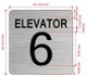 FD ELEVATOR NUMBER 6 THE PARK AVE LINE SIGN