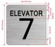 FD ELEVATOR NUMBER 7 THE PARK AVE LINE SIGN