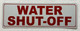 NYC WATER SHUT-OFF SIGN