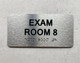 EXAM ROOM COMPLIANCE SIGNS WITH RAISED LETTERS (EXAM ROOM 8)