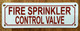 NYC FIRE SPRINKLER CONTROL VALVE SIGN
