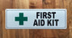 FIRST AID KIT SAFETY SIGN