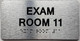 HPD EXAM ROOM SIGNS WITH RAISED LETTERS  THE PARK AVE LINE (EXAM ROOM 11)