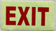 EXIT GLOW IN DARK COMPLIANCE SIGN