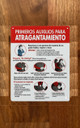 NYC RESTURANT SAFETY SIGN- SPANISH FIRST AID FOR CHOKING SAFETY SIGN