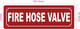 NYC FIRE HOSE VALVE SIGN