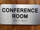 NYC CONFERENCE ROOM SIGN WITH RAISED LETTERS