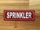 SPRINKLER COMPLIANCE SIGN