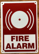 HPD FIRE ALARM SIGN